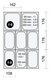 Falešné dno polypropylenové FDPP 1/6