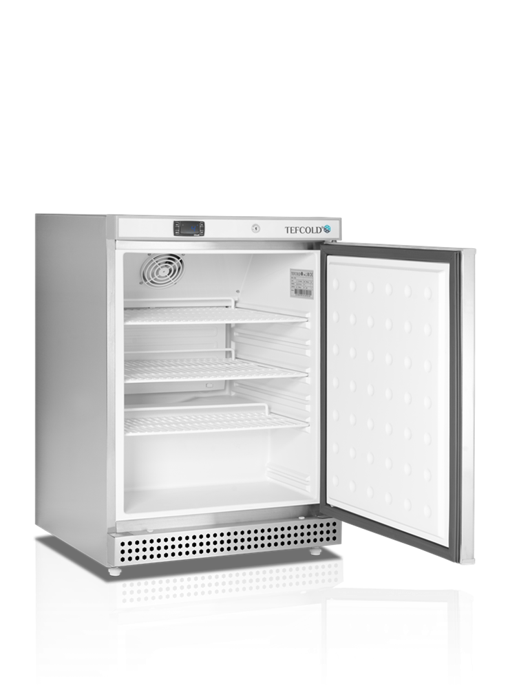 Chladicí skříň plné dveře, nerez opláštění TEFCOLD UR 200 X1