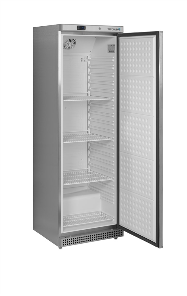 Chladicí skříň plné dveře, nerez opláštění TEFCOLD UR 400 X1