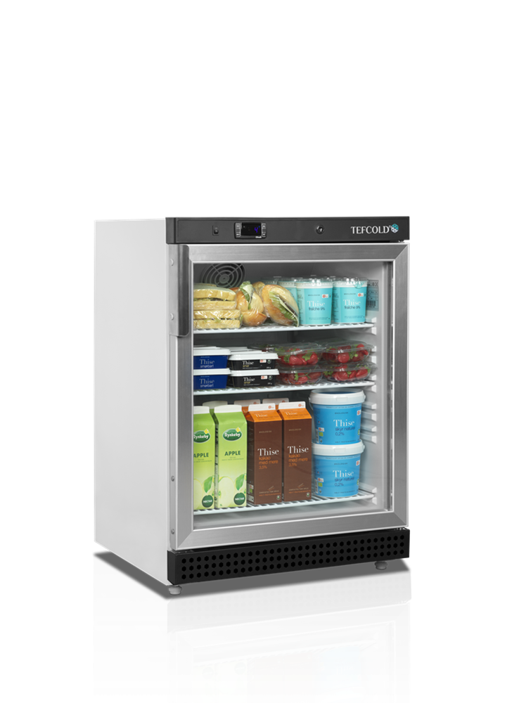 Chladicí skříň prosklené dveře TEFCOLD UR 200 G